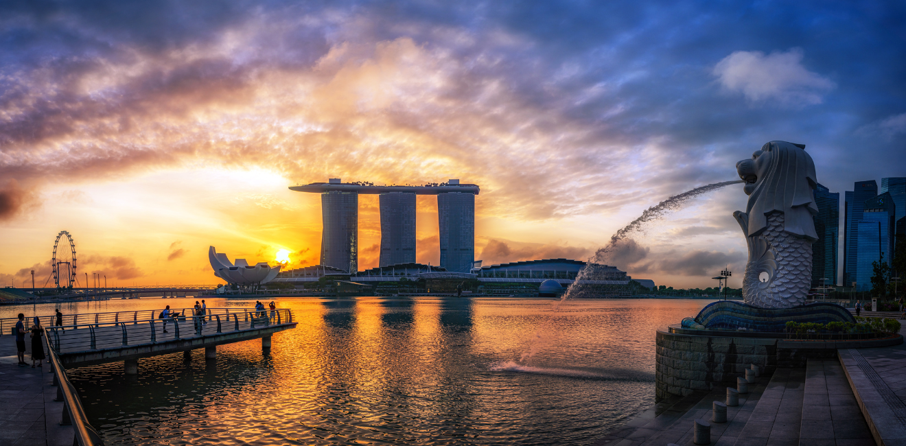 Singapore Merlion Park Arudra Odysseys